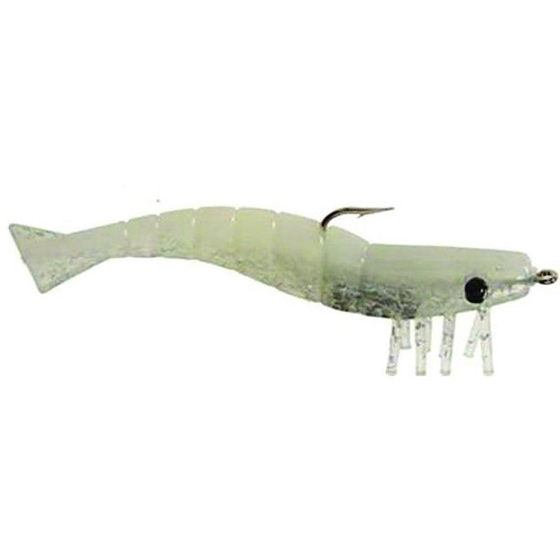 DOA Shrimp 1/4oz – 9PK Clear Red Glitter
