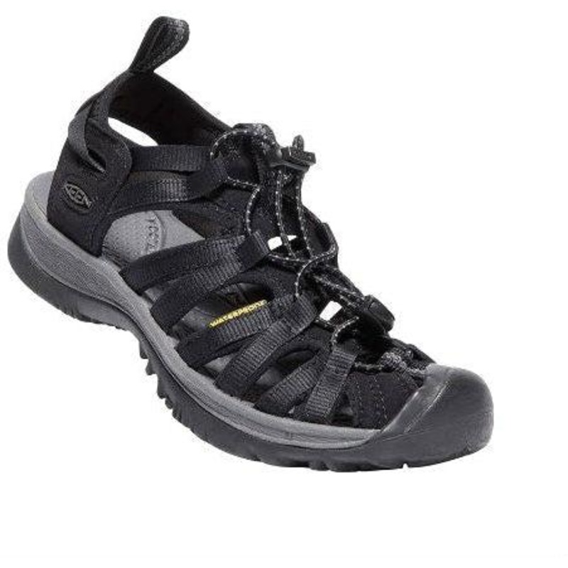 Keen Whisper Sandal Womens Black Magnet US6 Black Magnet