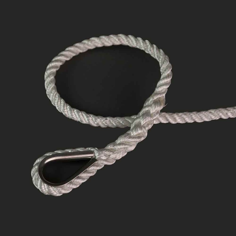 Anchor lines 3/8IN Nylon 3 Strand 300