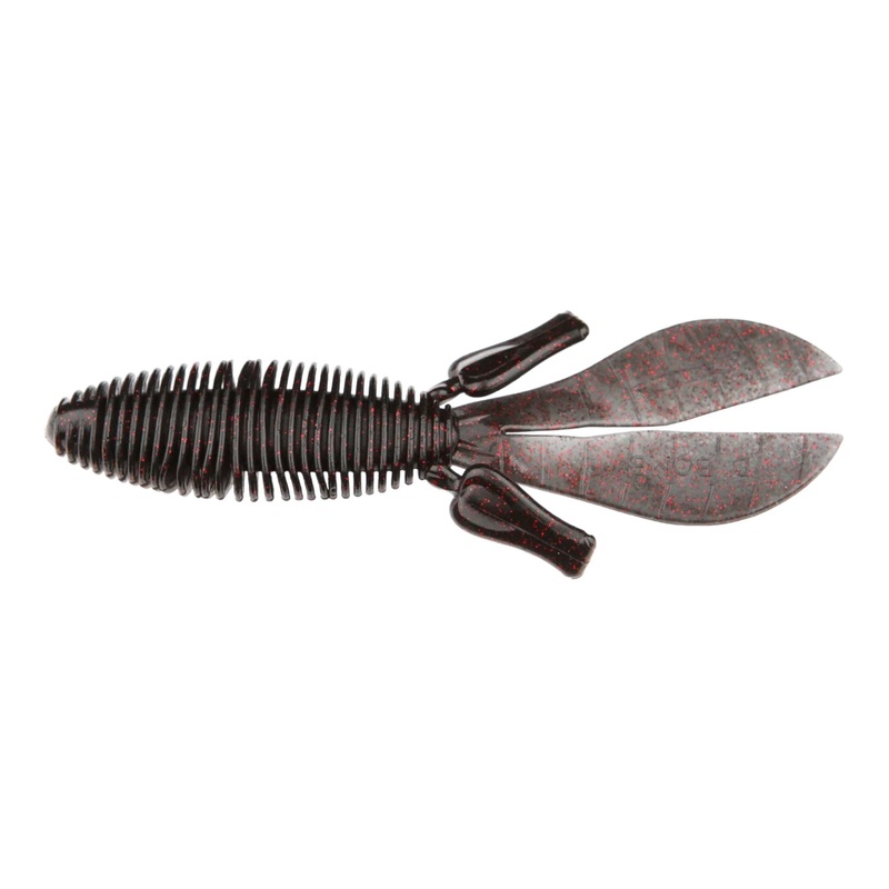 Missile Baits Baby D Bomb Creature Bait Black Red Flake