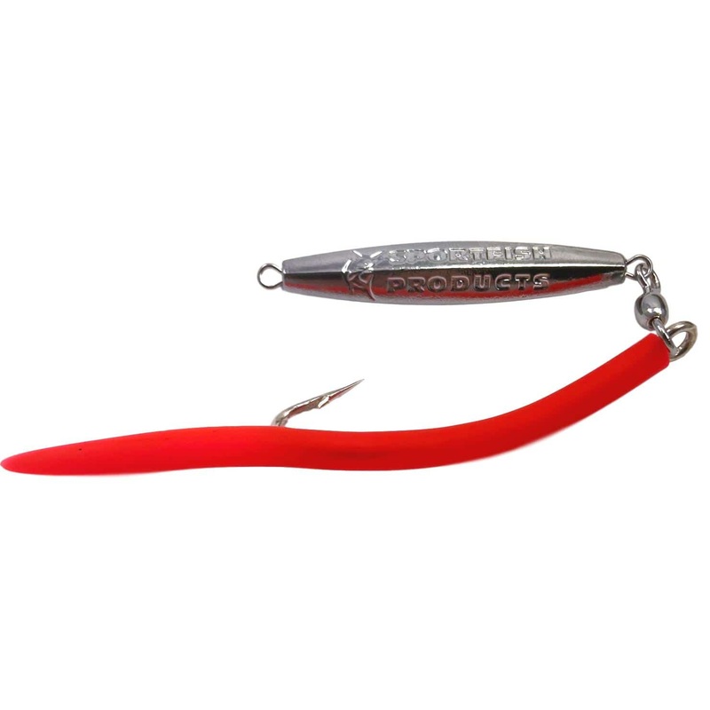Sportfish Products Ava Jigs 1 oz – 6/0 Flo. Green Tube Tail