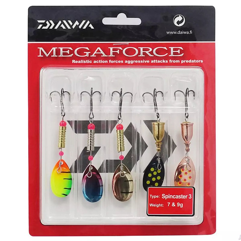 DAIWA Megaforce Spinner Kits #Spinner Kits 2 (4.0 & 6.5g)