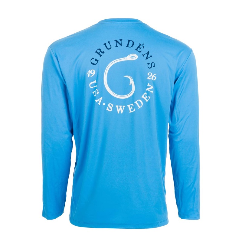 Grundens Tech Tee G Hook Print Long Sleeve SM