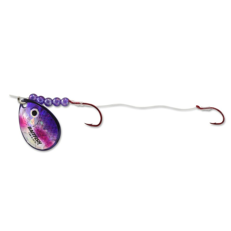 Northland Baitfish Spinner Harness – 2 Hook 3 Clown