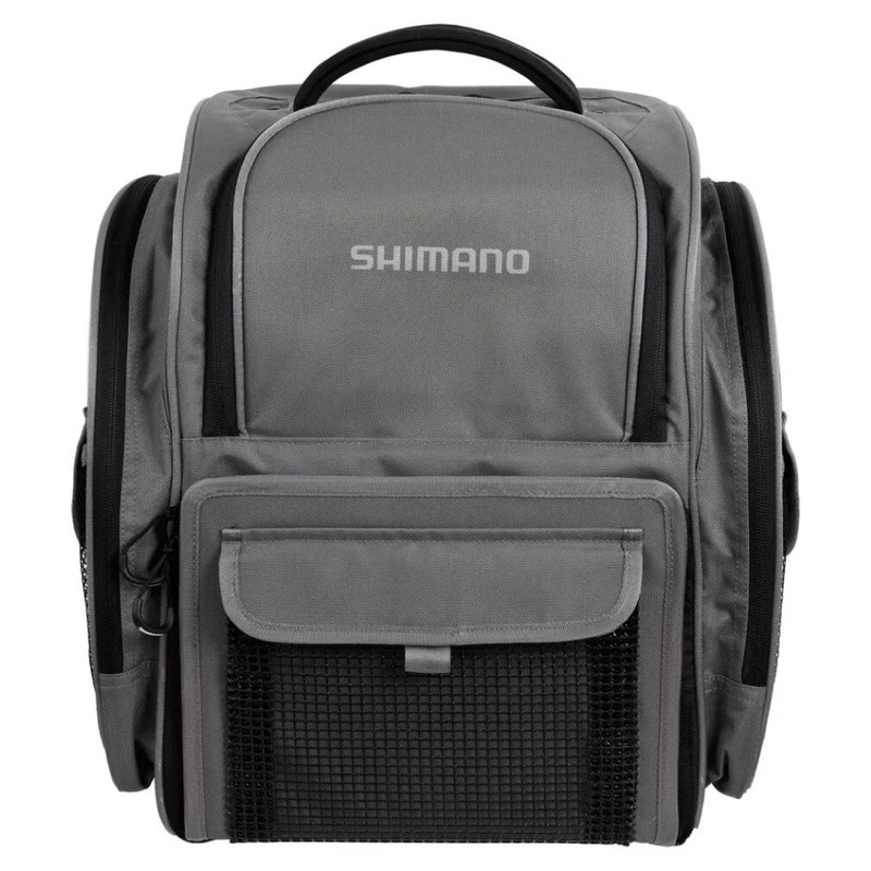 Shimano Back pack Large With Tackle Box 2023 grey Grey