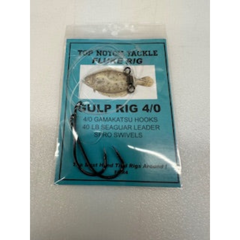 Top Notch Tackle Fluke  Gulp Rig 3/0