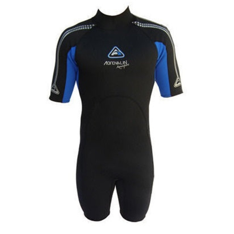 Adrenalin Aquasport Spring Short Sleeve Wetsuit Large Blue