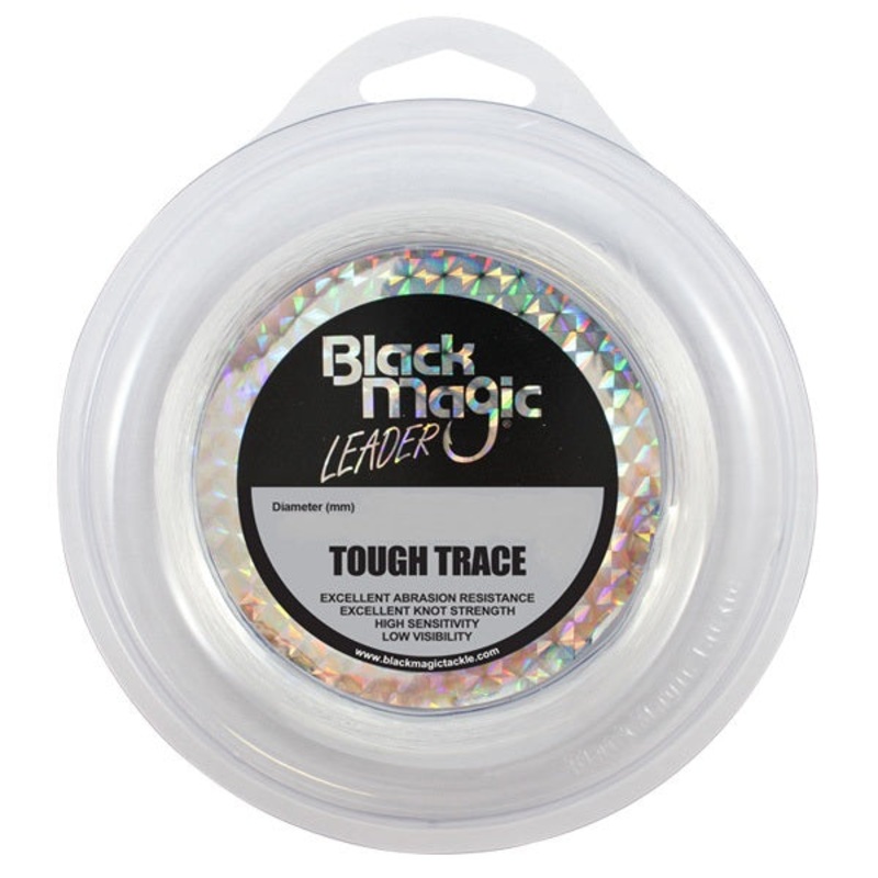 Black Magic Tough Trace Mono Leader 100lb