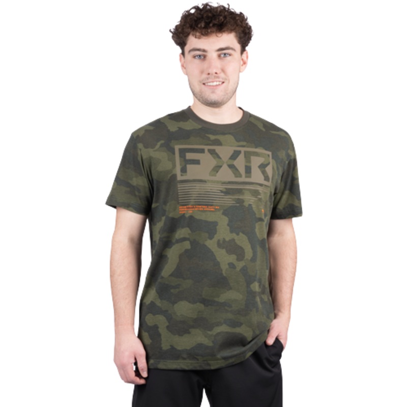 ELEVATE PREMIUM T-SHIRT M ARMY CAMO/MOSS