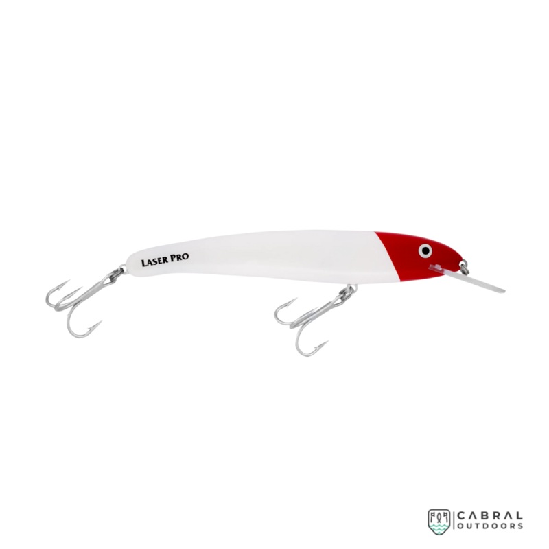 Halco Laser Pro 190 DD Hard Lure 185mm | 47g White Redhead