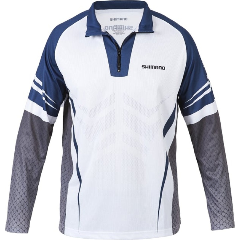 Shimano Tech Corporate Sublimated Fishing Shirt Jersey Large