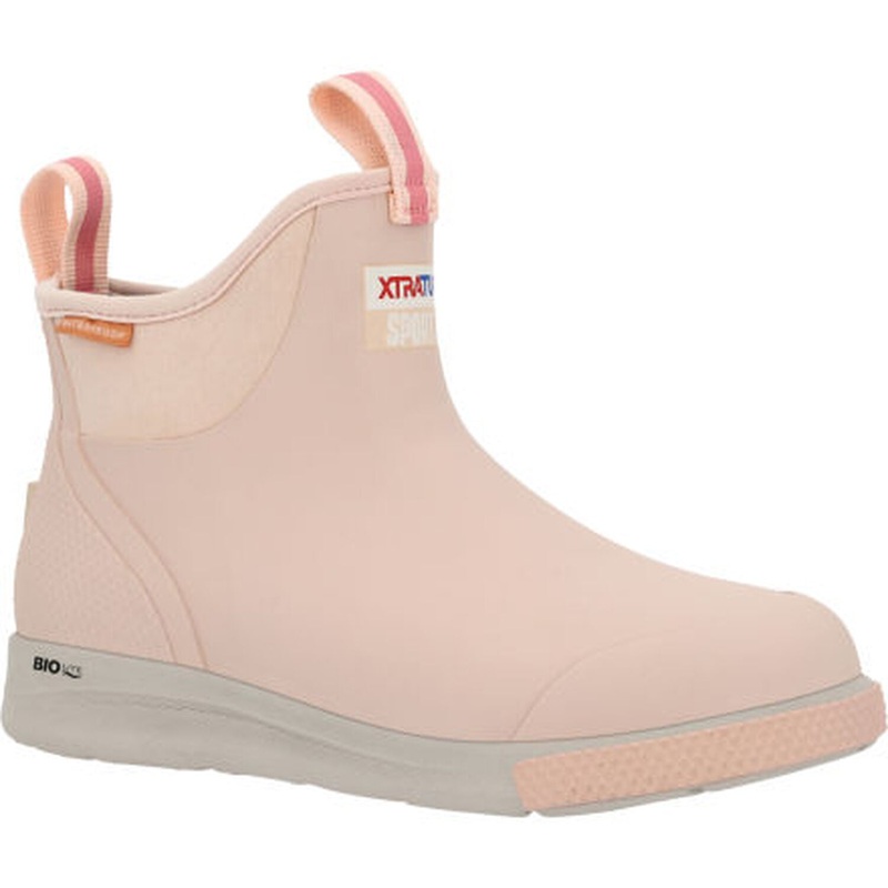 XTRATUF Women’s 6″ Ankle Deck Boot Sport Blush Peach 5