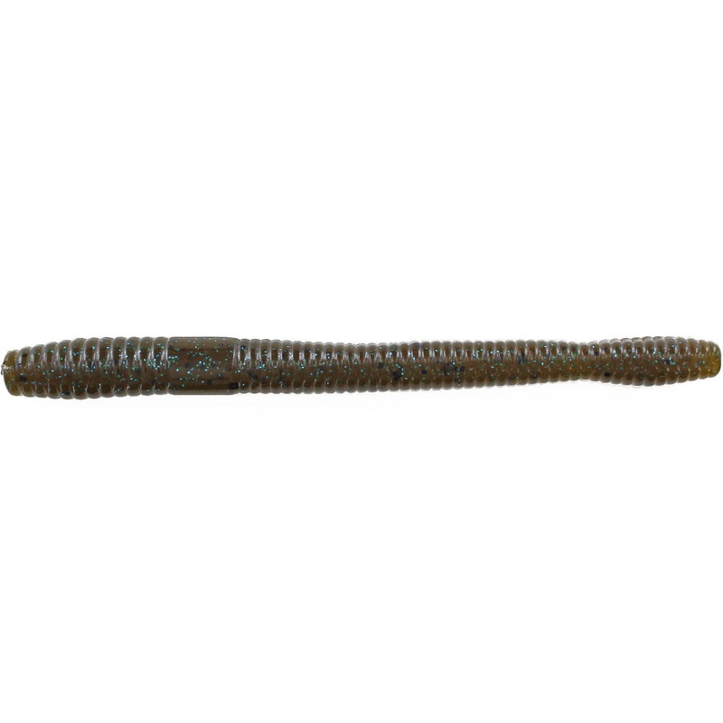 Zoom Magnum Finesse 5” Green Pumpkin Blue 10Pk