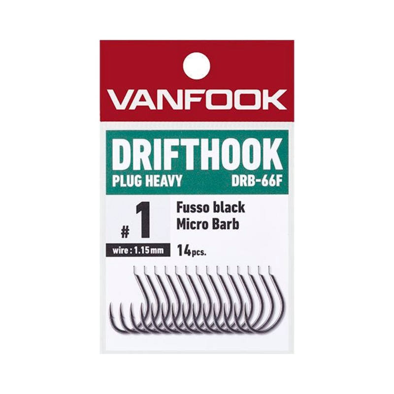Freshwater Hook – Vanfook – DRB-66F Drifthook Plug Heavy #6 (20pcs)