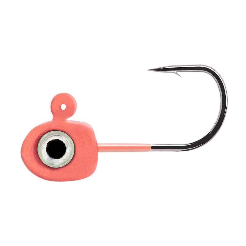 Northland Tungsten Flat Fry Jig 1/28oz Glo Red