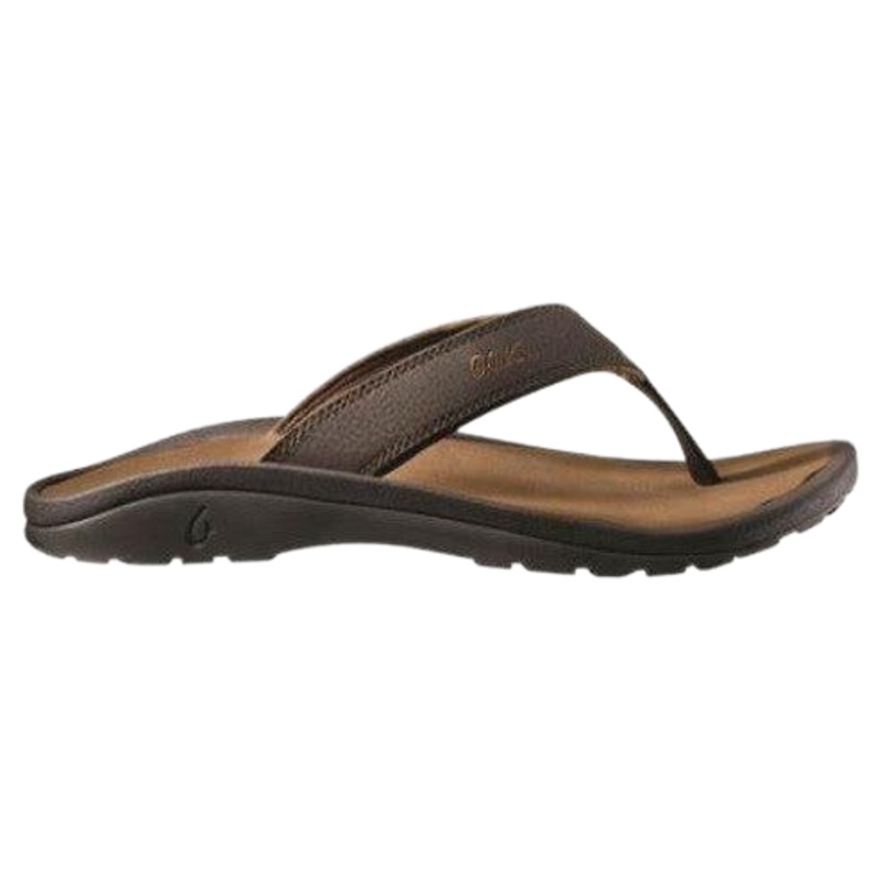 OluKai Mens ‘Ohana Sandals-Dark Java/Ray 8