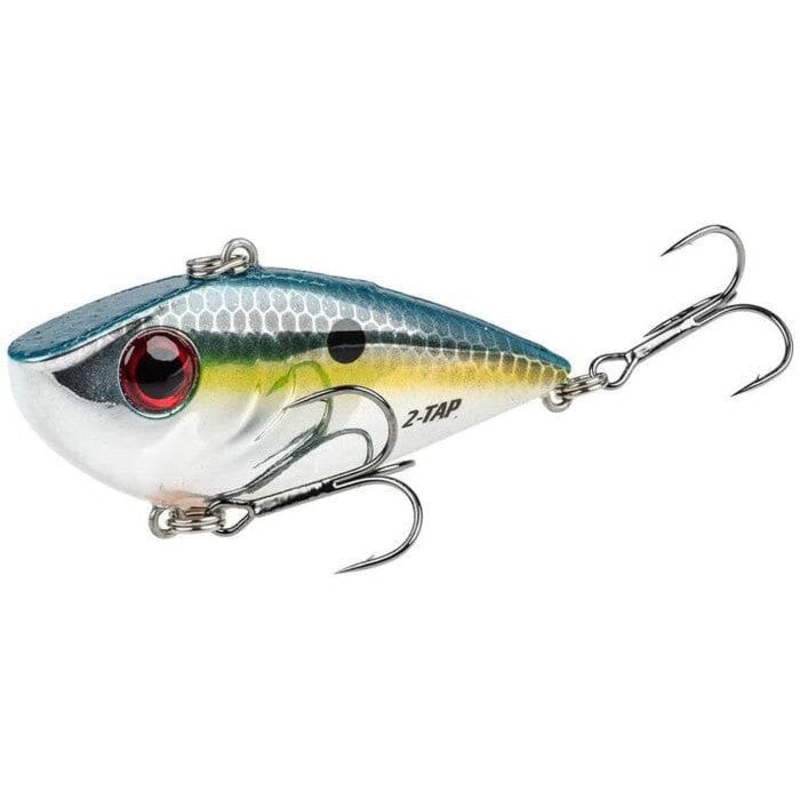 Strike King Red Eyed Shad Tungsten 2 Tap Chrome Sexy Shad 1/2 oz