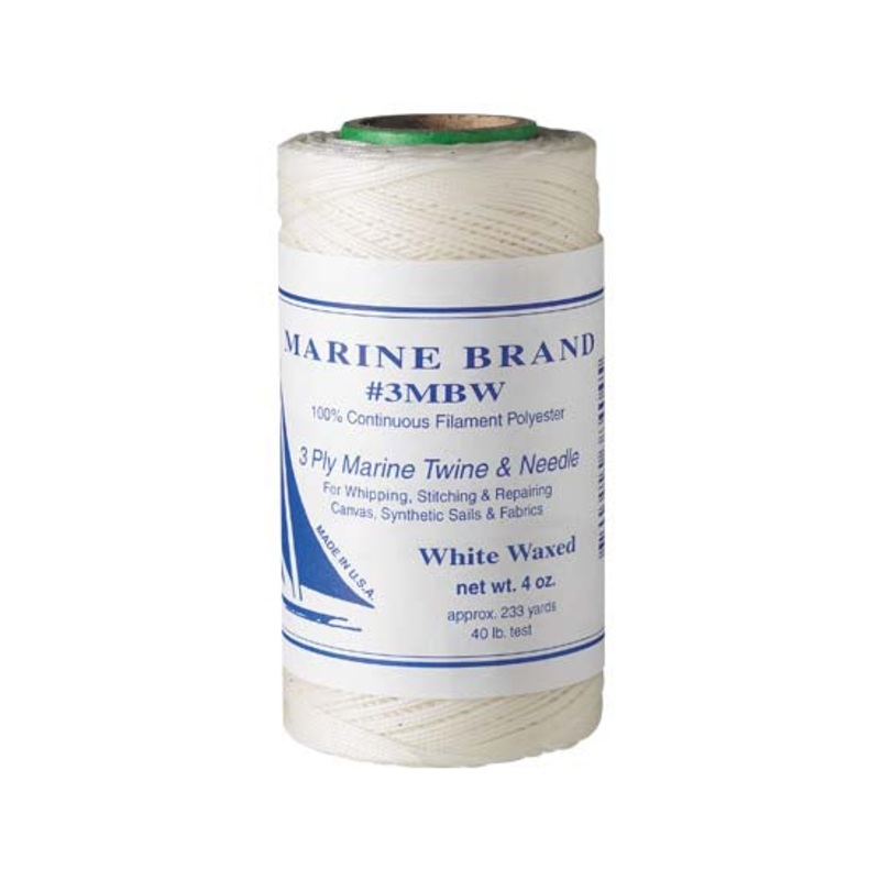 1/4lb Spool Flat Waxed Twine TAN