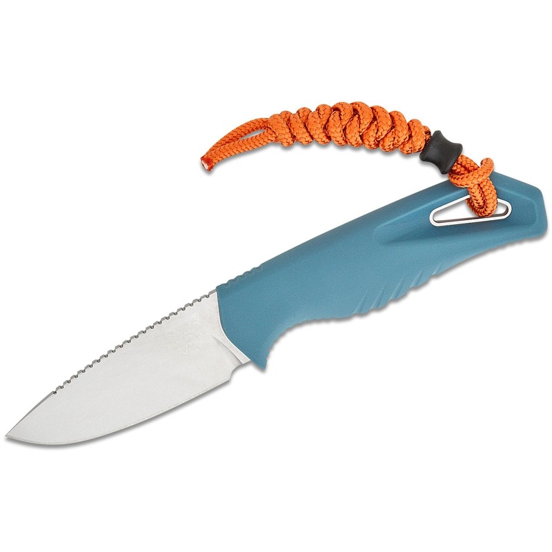 Benchmade Intersect- Depth Blue Santoprene- Drop-Point