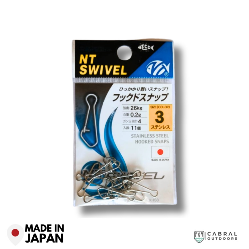 NT Stainless Steel Hooked Snaps | Size: 2-5 1