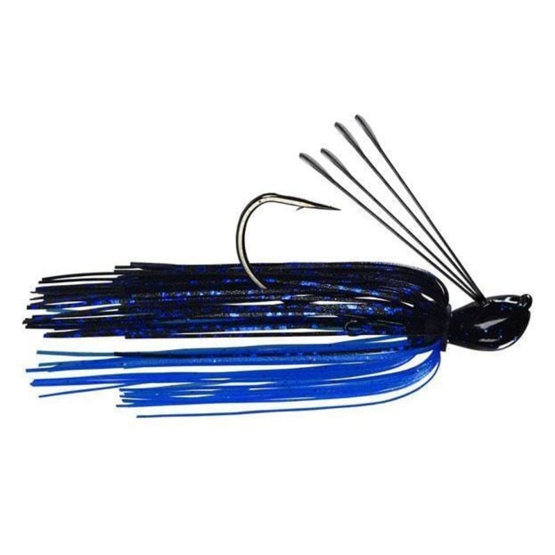 Picasso Dock Rocket Jig Black And Blue Shower 3/8 oz
