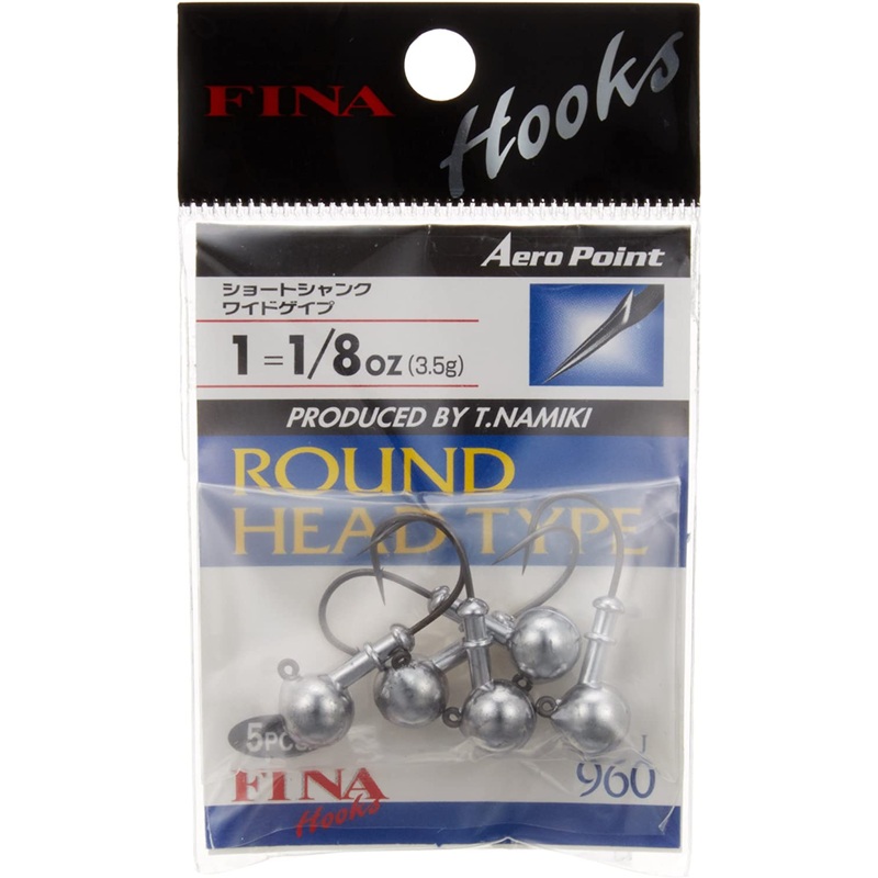 Ttes plombes FINA FP J960 Made With Fina Jig 156 2/1.77gr
