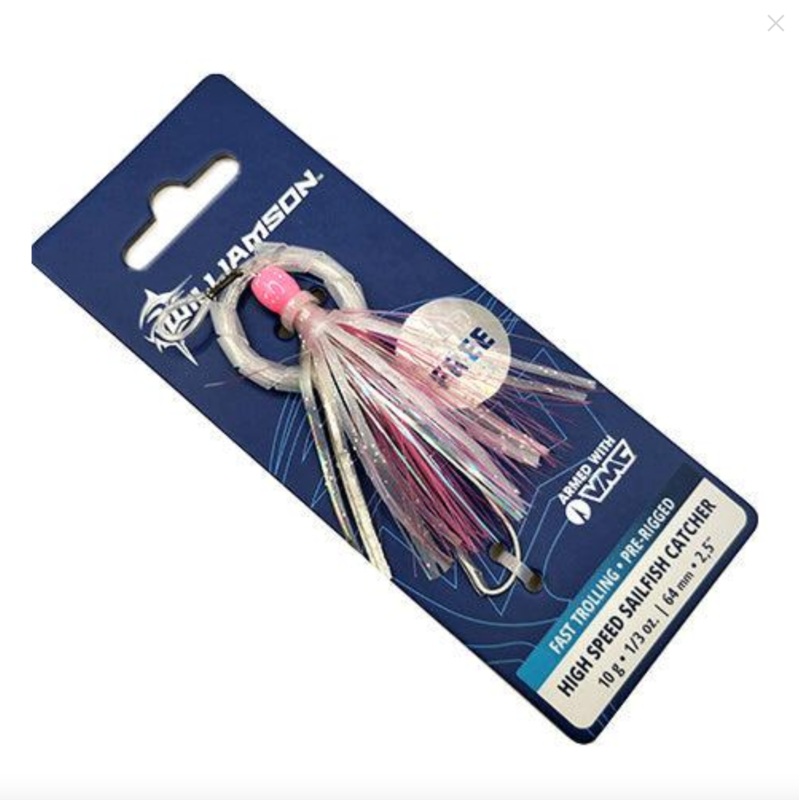 Williamson High Speed Sailfish Catcher 2.5in Candy Floss
