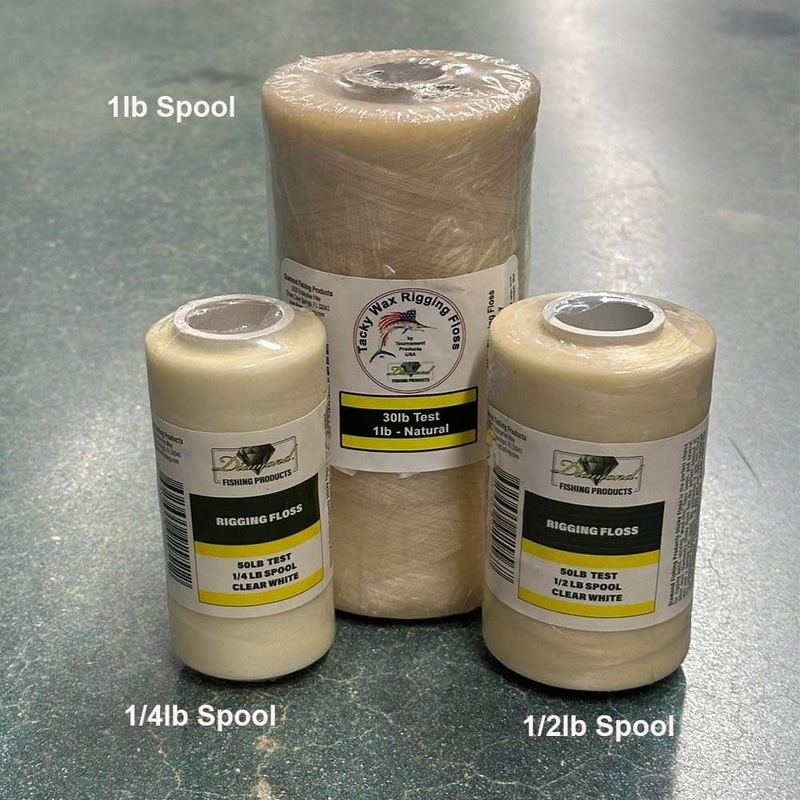 Diamond 1/2lb Natural Tacky Wax Rigging Floss Floss 30LB