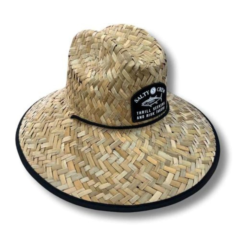 Salty Crew Fishmonger Straw Hat Black Black