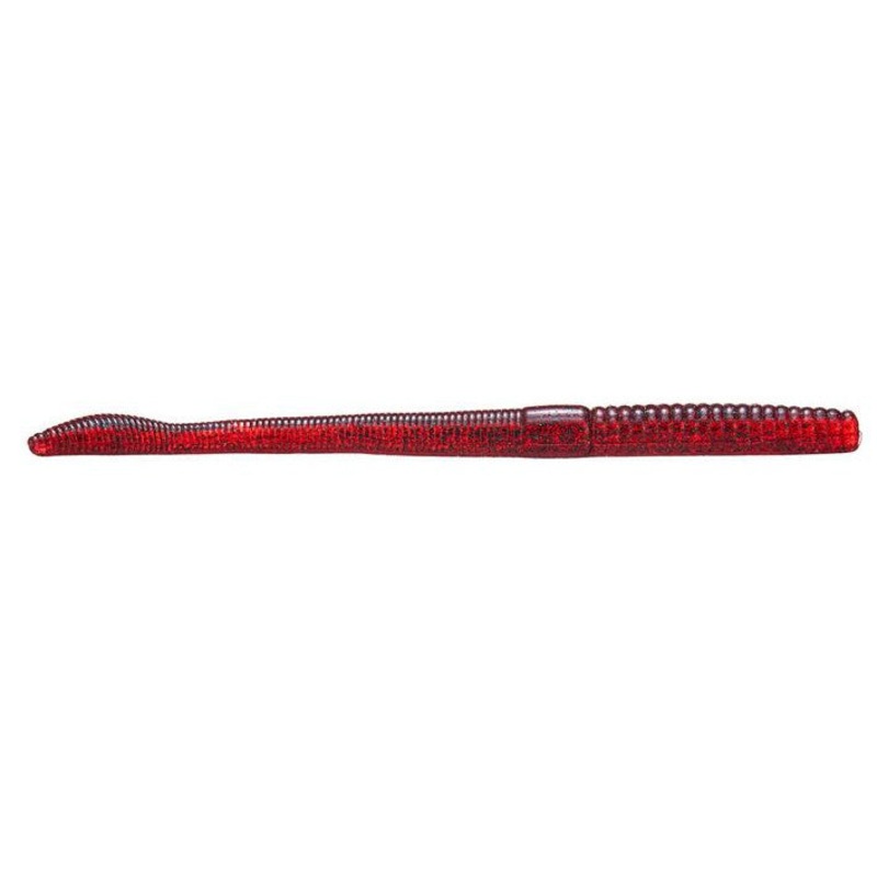 Strike King KVD Perfect Plastic Bullworm OPT 8″ Red Bug