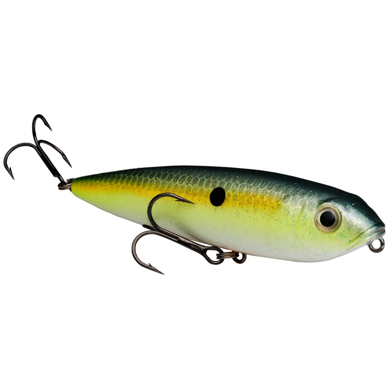 Strike King KVD Sexy Dawg Jr. Topwater Chrome Sexy Shad