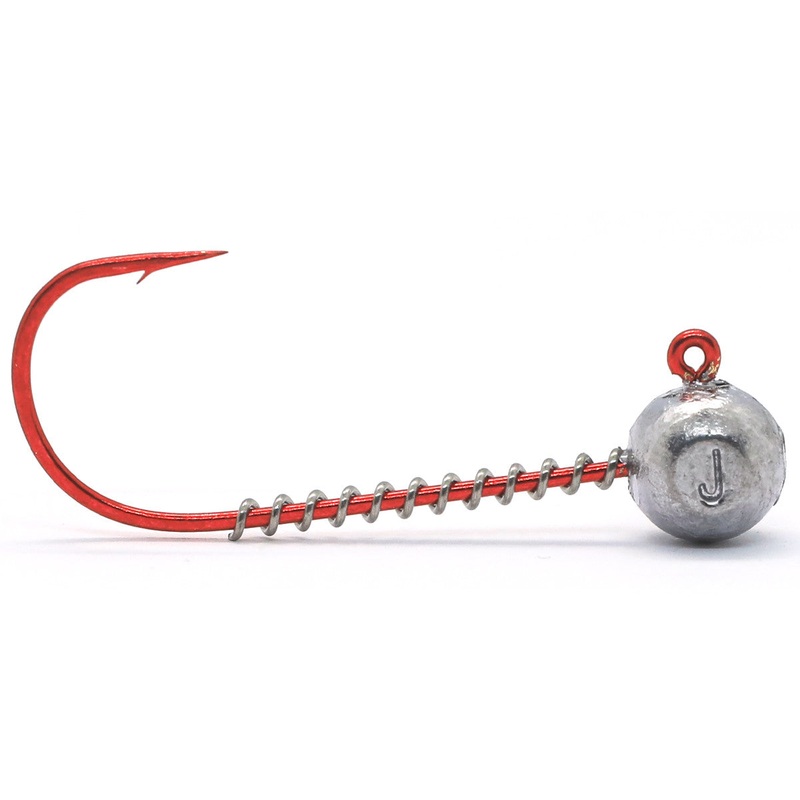 Ttes plombes FUDO AB Red Jig H5/0 4gr (5 pcs)