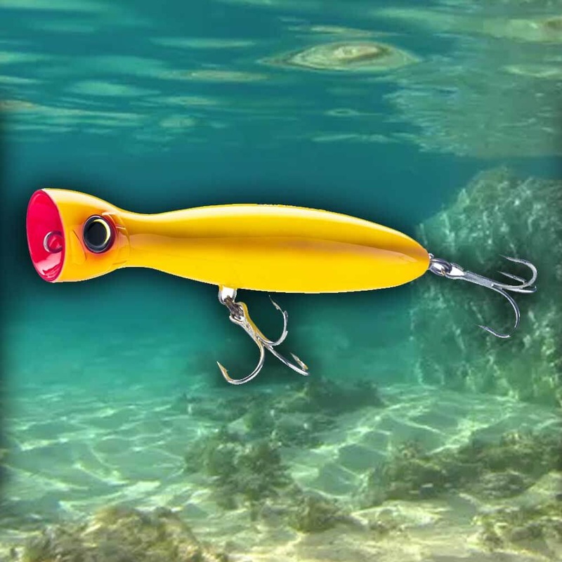 Yo-Zuri R1370 Mag Popper 5.25IN Plug BLACK PURPLE