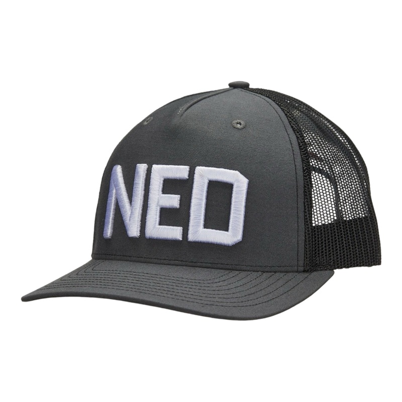 Z-Man NED Embroidered Trucker Hats Charcoal / Black