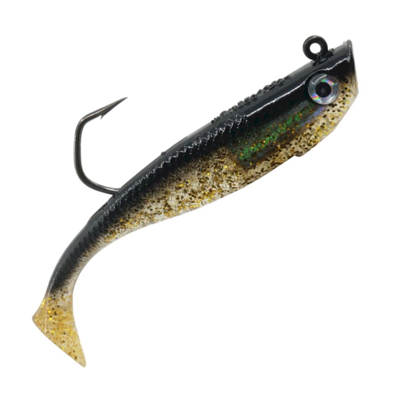 Hogy Pro Tail Paddle Rigged Soft Bait 3.50″ 1oz Black Gold
