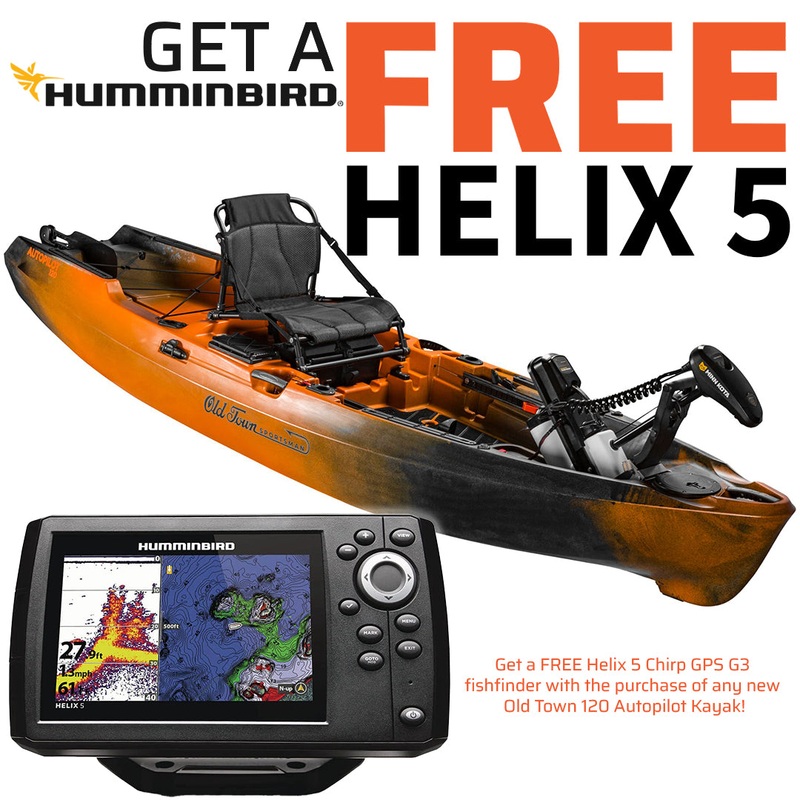 Old Town Sportsman AutoPilot 120 Motorized Kayak Steel