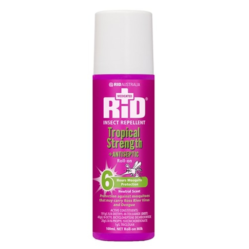 RID Tropical Strength Repellent Roll On 100ml