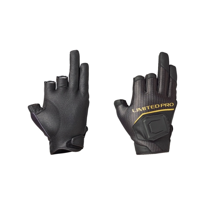 Shimano Limited Pro Titanium Alpha Glove 3 cut GL-110V Limited Black M