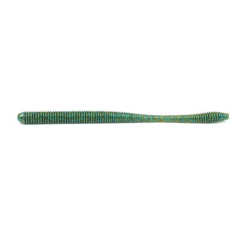 6Th Sense  Divine Shakey Worm Green Pumpkin Blue 6.3