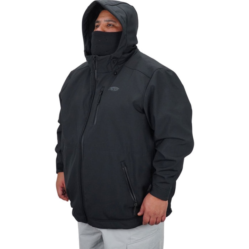 AFTCO Big Guy Reaper Windproof Jacket Black 3XLarge