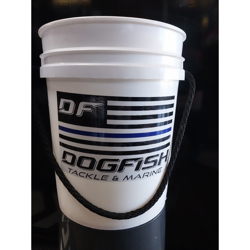 Dogfish Rope Handle Buckets Blue Lives Flag