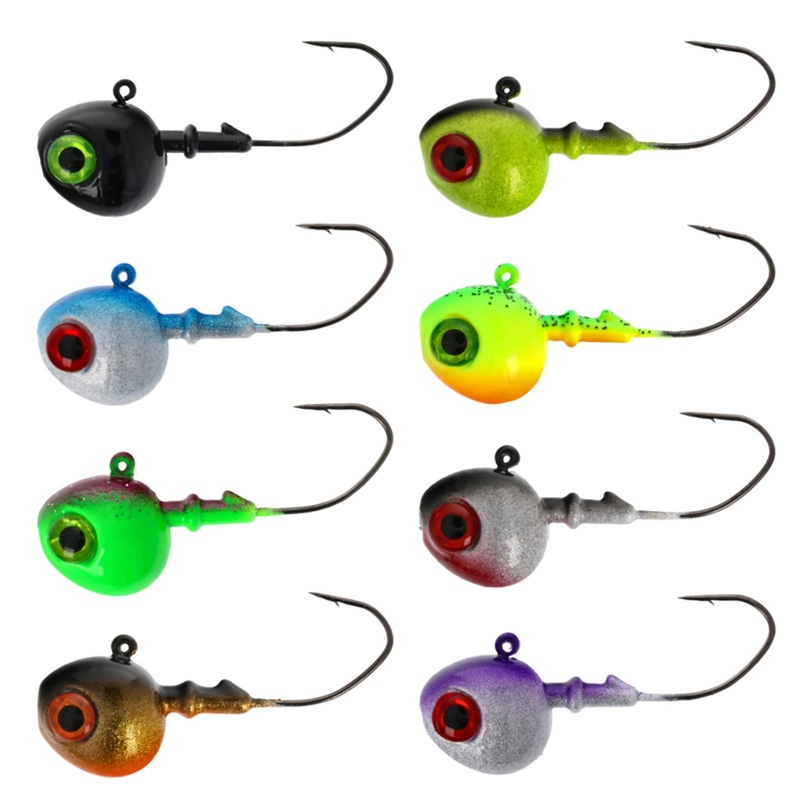 Lazer Sharp Pro-V Walleye River Jigs 1 oz. Black