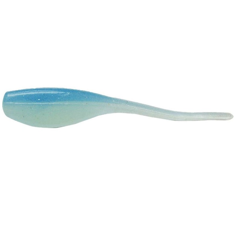 Bobby Garland Mo’ Glo 2″ Baby Shad Blue Ghost