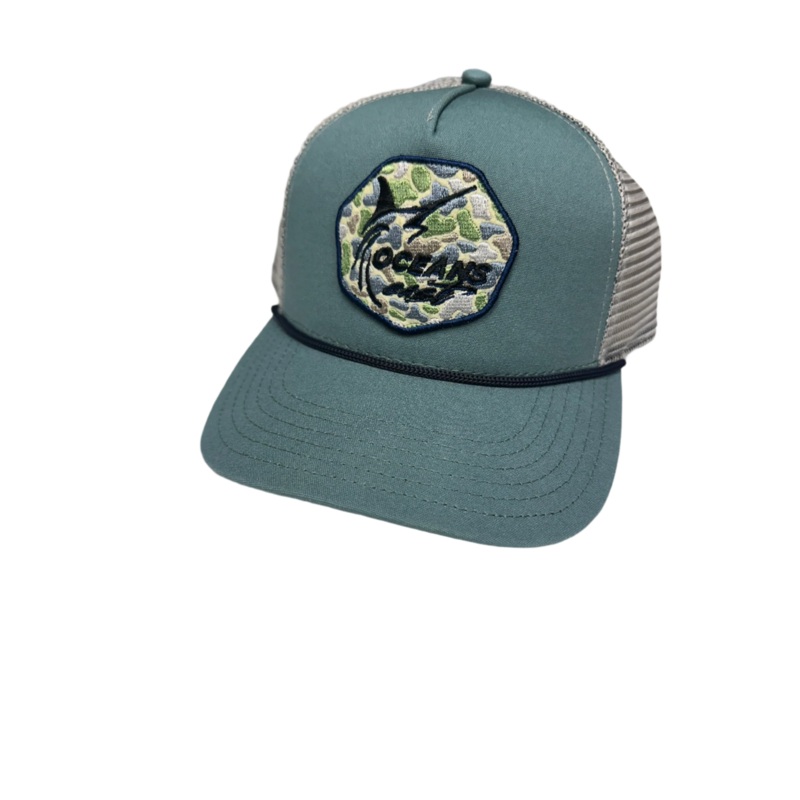 Oceans East Pluff Mud Badge Hat MINERAL BLUE