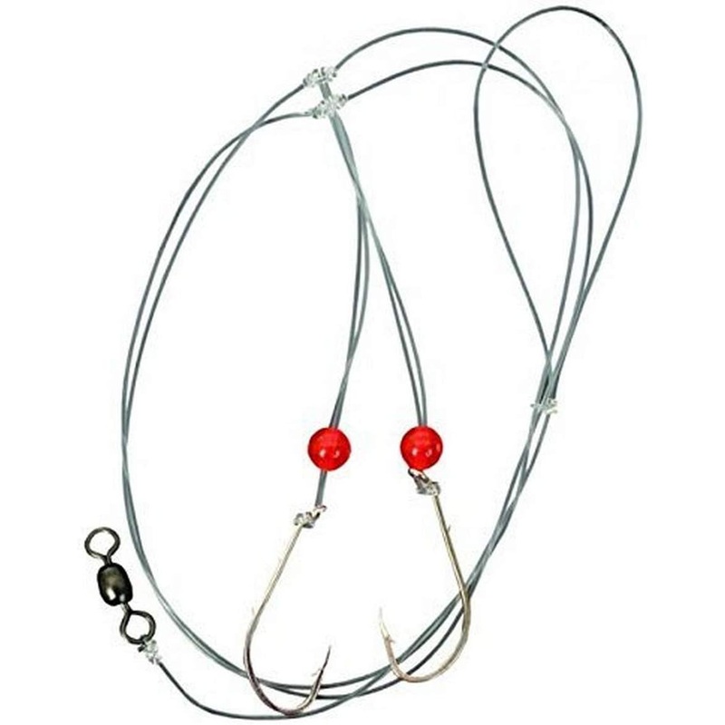 Sea Striker #2 Croaker Rig #2 Nickel Red Beads