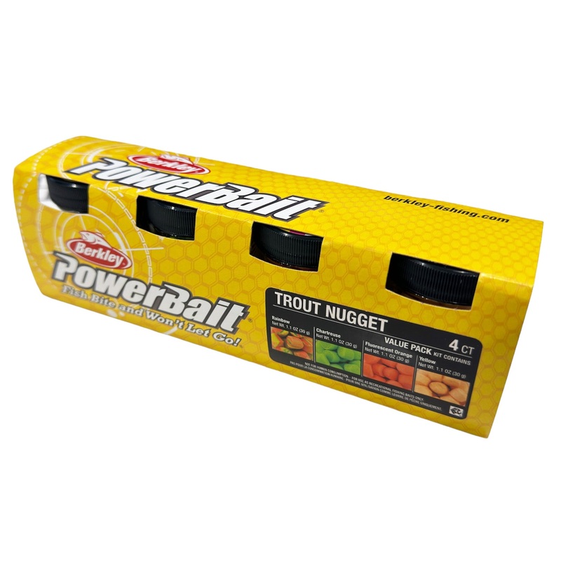 Berkley PowerBait Trout Nugget Bait 4-Pack