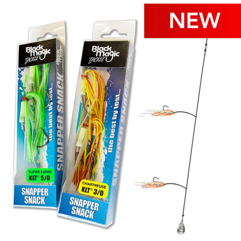 Black Magic Snapper Snack Rig Bleeding Pilly 3/0