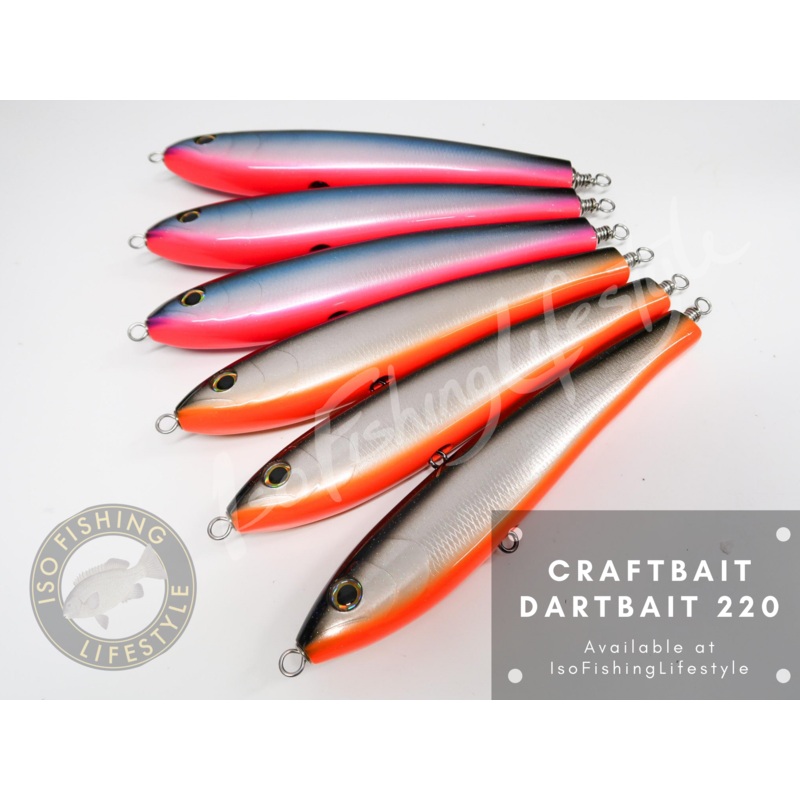 Craft Bait 20 Dart Bait 220mm 115g Blueback Orangeline