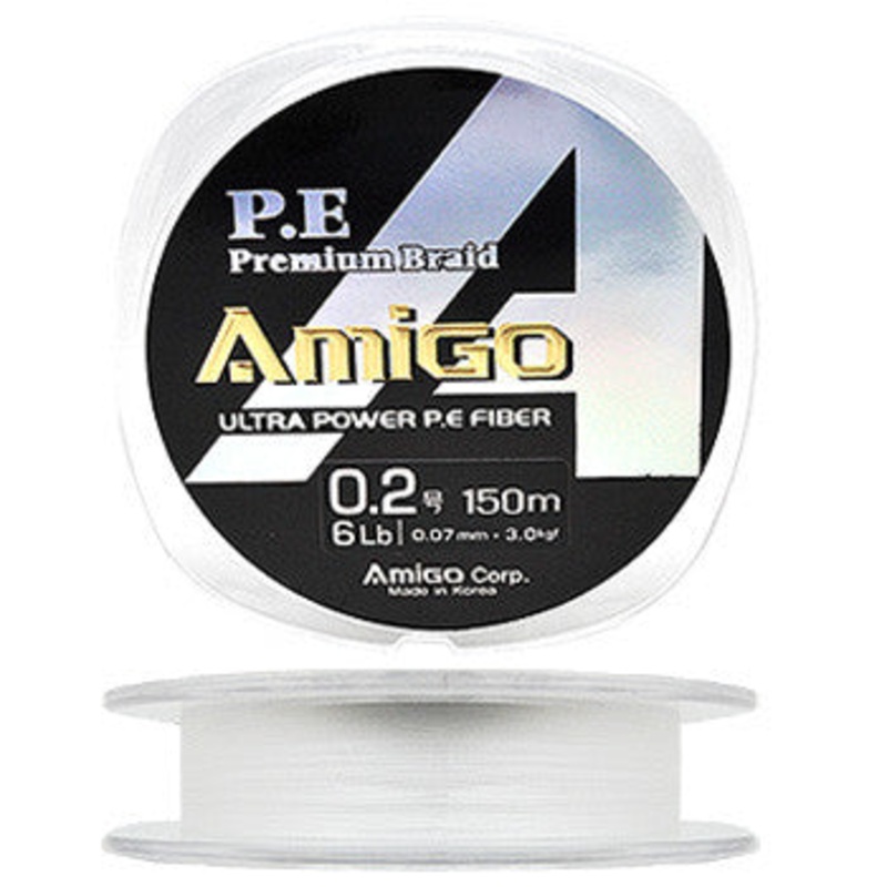 Delux Amigo Super PE Braid 150m Spool PE0.2 – 6lb