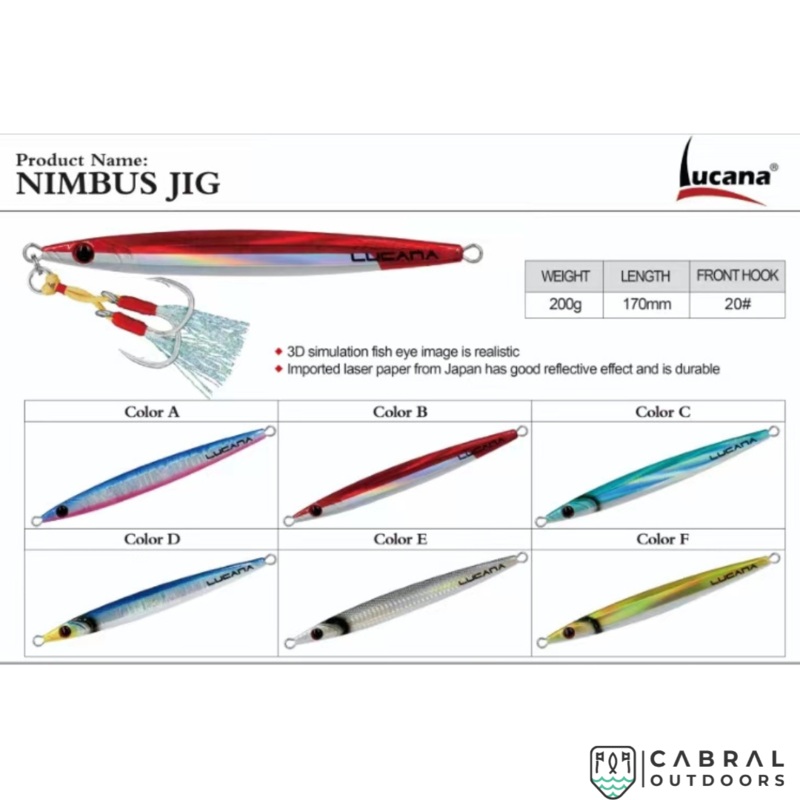 Lucana Nimbus Jig | 200g Blue Pink (A)